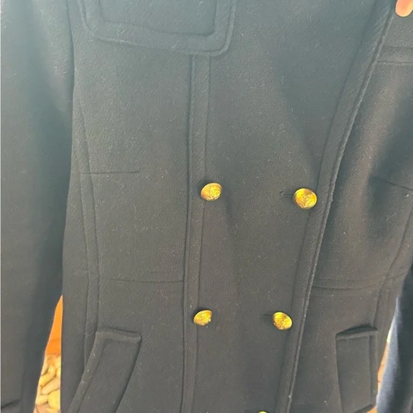Banana Republic Dark Blue Peacoat with Brass Accents - Picture 7 of 7